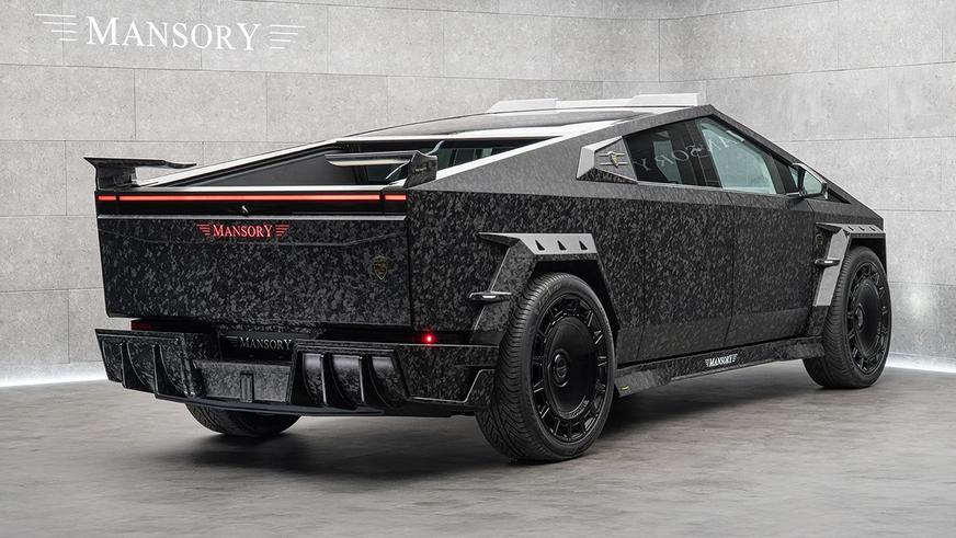 В Mansory построили очень карбоновый Tesla Cybertruck