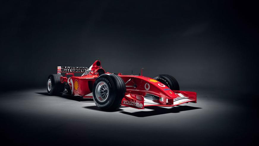 Ferrari F2001b Михаэля Шумахера уйдёт с молотка