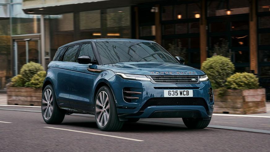 Range Rover Evoque символически обновился снаружи и изнутри