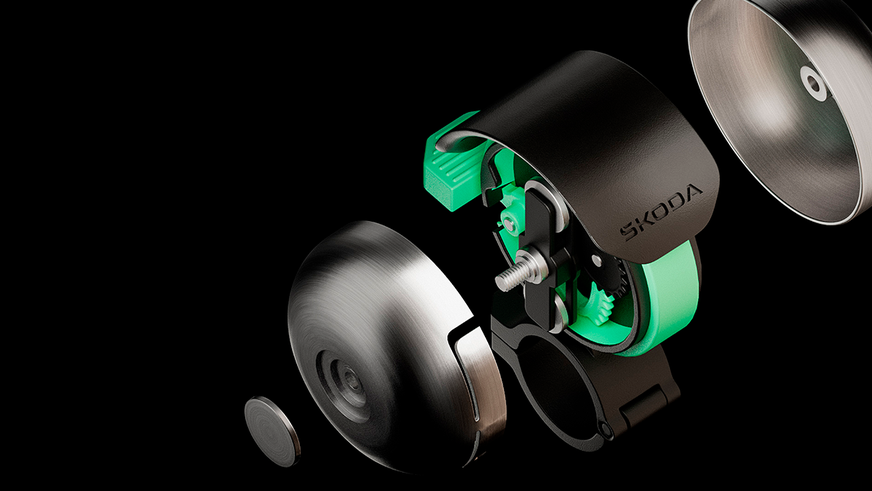 Škoda создала велозвонок, которому наушники не помеха