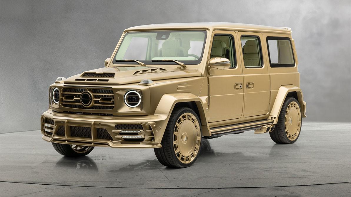 Mansory покрыла “Гелендваген” 24-каратным золотом