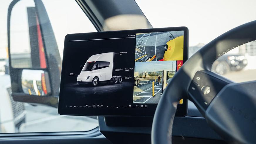 Tesla Semi в работе