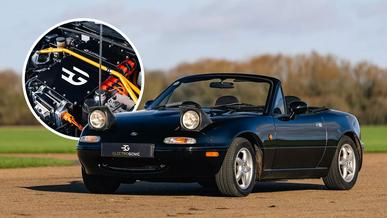 Классическую Mazda MX-5 превратили в электромобиль