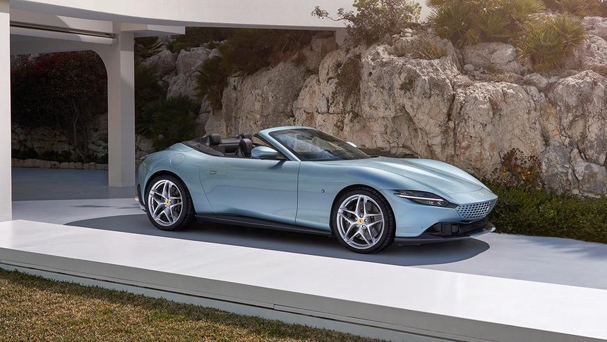 Представлен спайдер Ferrari Roma с динамикой 3.4 секунды до сотни