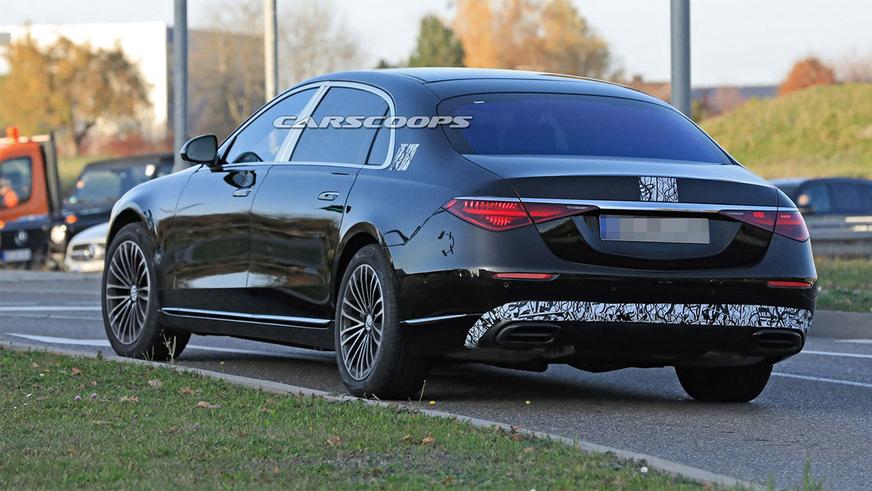 Новый Maybach S-класса снова замечен на тестах