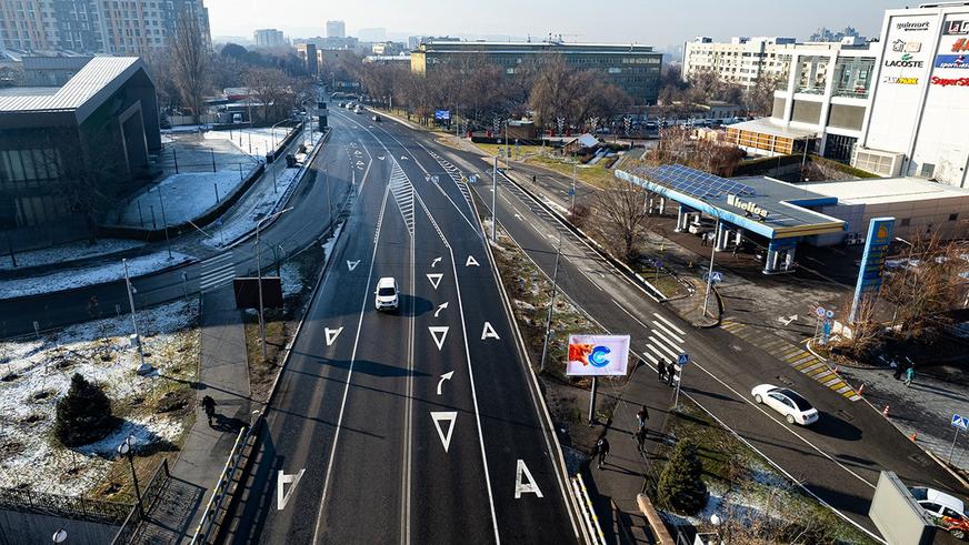 BRT на Желтоксан: как ездить по улице с изменённой разметкой и новыми знаками
