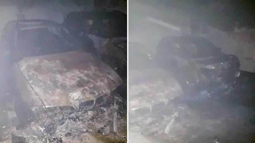 Пожар в подземном паркинге в Алматы
