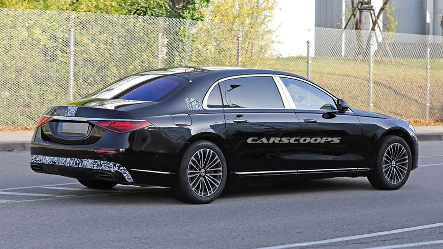 Новый Maybach S-класса снова замечен на тестах