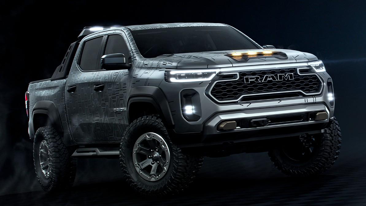 RAM Dakota Nightfall: Қытай агрегатын алған америкалық пикап