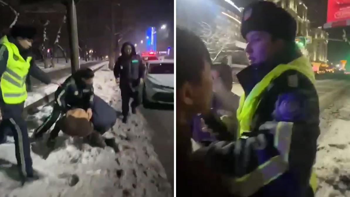 Четверо пассажиров из Camry напали на патрульных в Алматы, чтобы помочь сбежать водителю