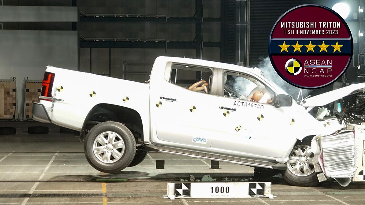 Жаңа Mitsubishi L200 краш-тесттен өтті