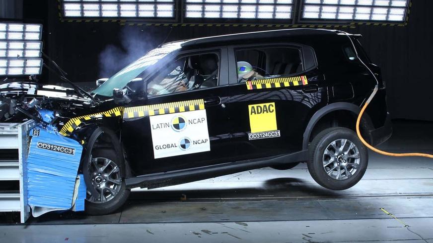 Citroen C3 Aircross провалил краш-тест в Бразилии