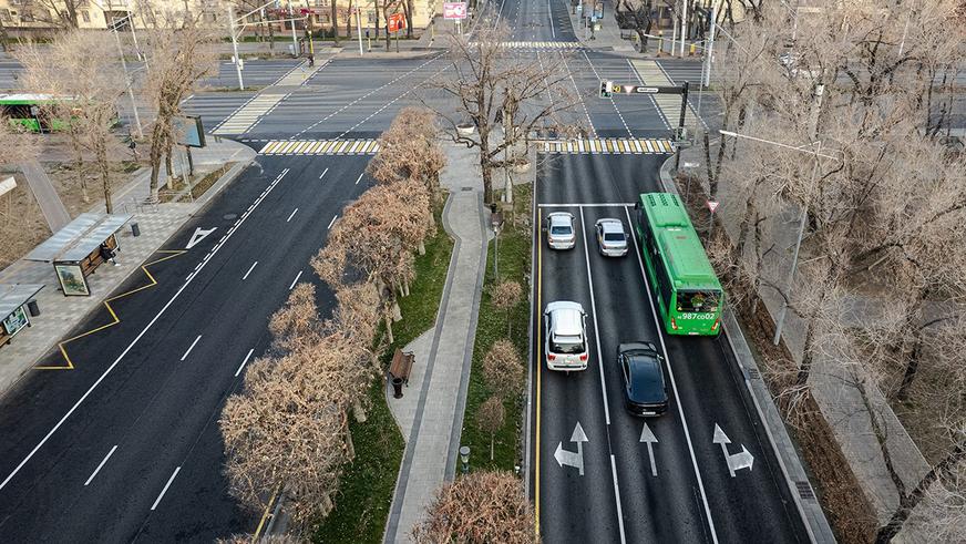 BRT на Желтоксан: как ездить по улице с изменённой разметкой и новыми знаками