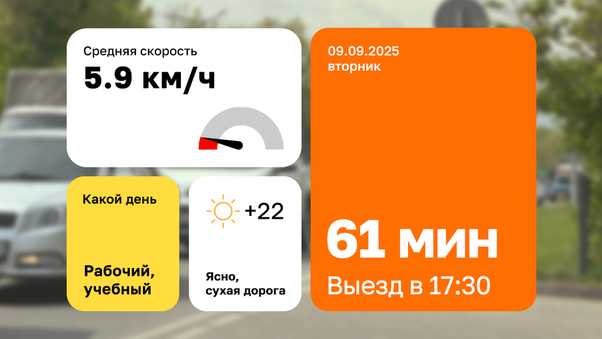 Путь по Абая: один километр за 30 минут
