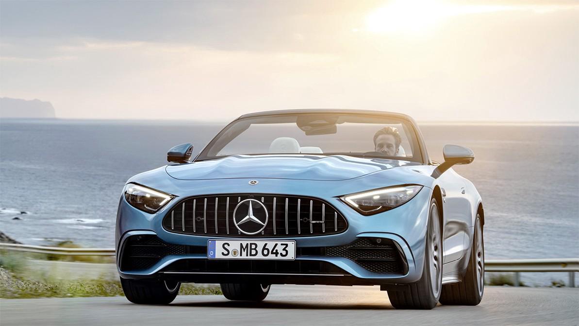 Mercedes SL на четырёх цилиндрах