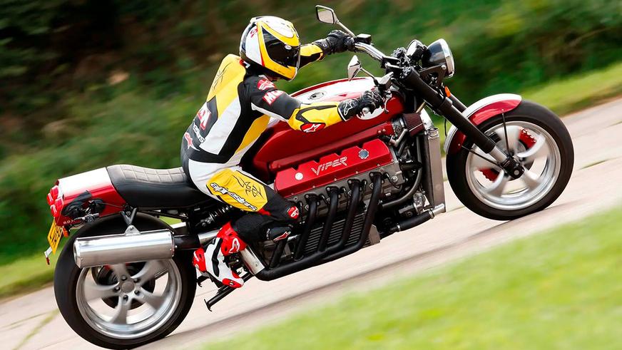 В США построили супербайк вокруг двигателя Ferrari