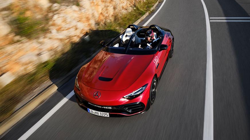Названы характеристики серийного спидстера Mercedes-AMG PureSpeed