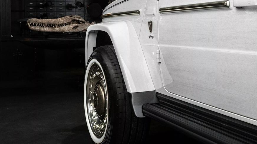 Сверхдорогой «Гелендваген» окрасили алмазной пылью