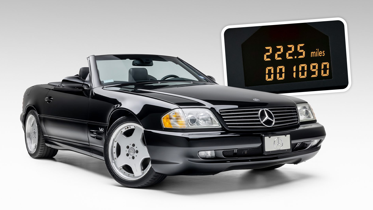 Практически новый Mercedes-Benz SL600 (R129) обнаружен в США