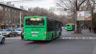Общественный транспорт в Алматы выйдет на маршруты 12 января