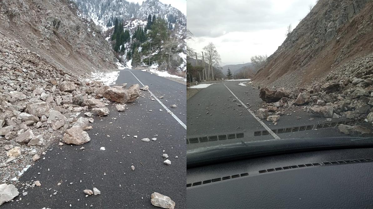 Проезд на озеро Иссык и в Тургеньское ущелье перекрыли в Алматинской области