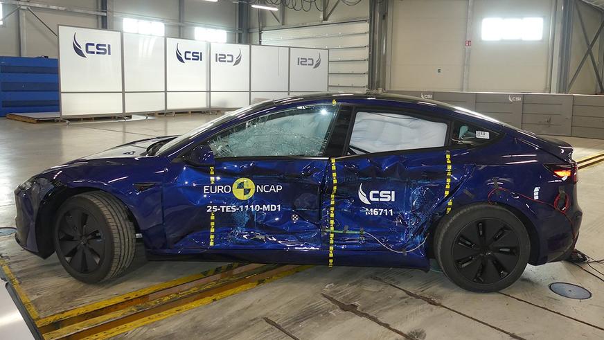 Tesla Model 3 стала самым безопасным автомобилем Европы