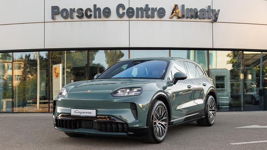 Электрический Porsche Cayenne добрался до Казахстана. Сколько стоит?