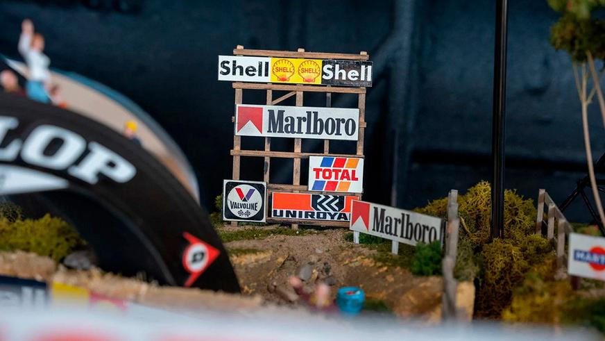 Гоночная трасса внутри Porsche 917