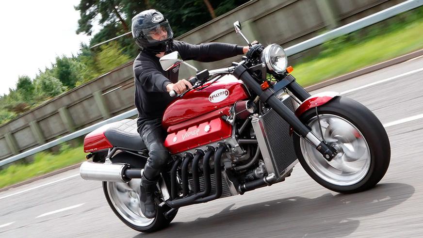 В США построили супербайк вокруг двигателя Ferrari