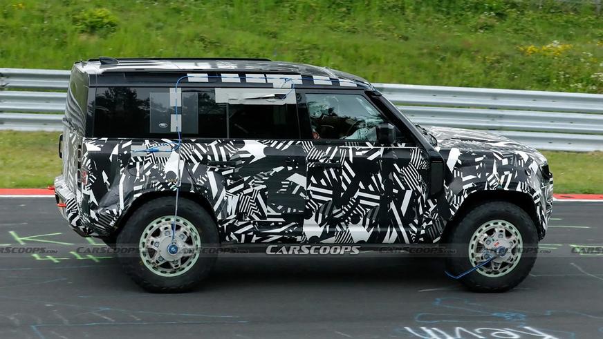 Необычный Land Rover замечен на Нордшляйфе