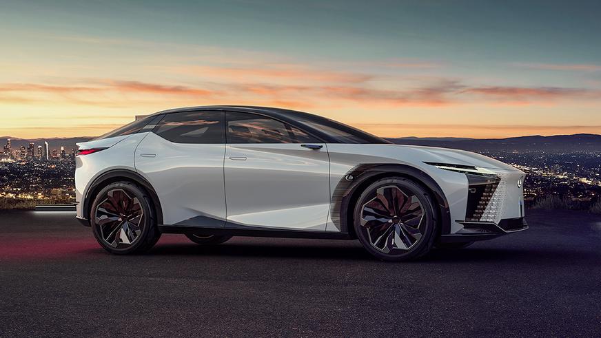 Lexus опубликовала тизер нового электромобиля RZ