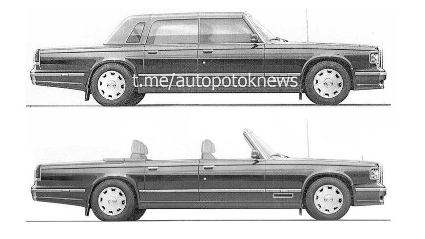 Четырёхдверный кабриолет ЗИЛ: каким он так и не стал