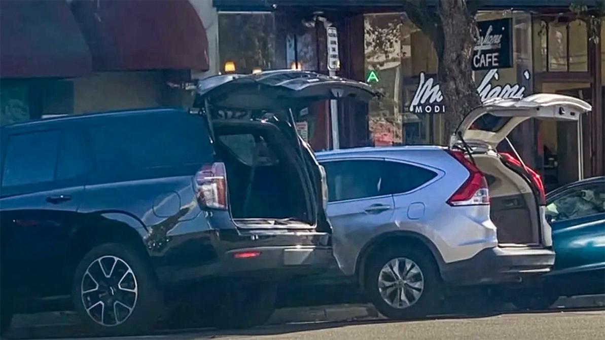 Необычная защита от воров. Распахни багажник!