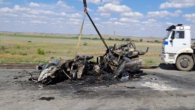 Трое погибли в аварии ВМW с грузовым прицепом в Актюбинской области