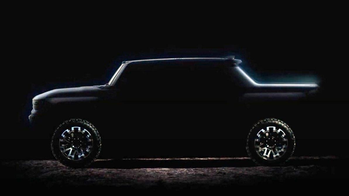 GM показал профиль электрического GMС Hummer