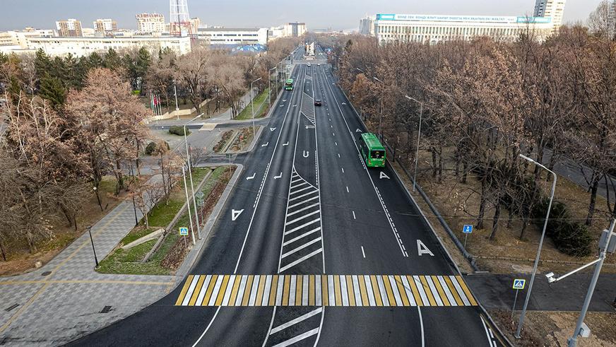 BRT на Желтоксан: как ездить по улице с изменённой разметкой и новыми знаками
