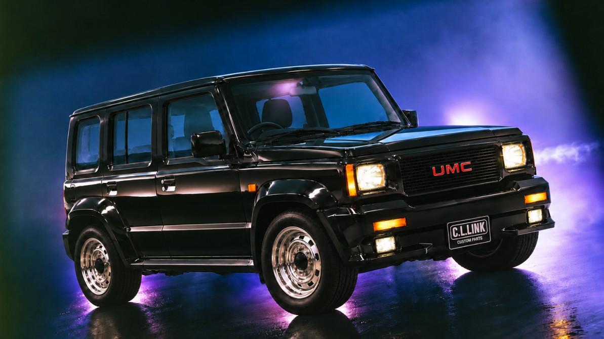 Ескі GMC Typhoon-ға ұқсайтын Suzuki Jimny