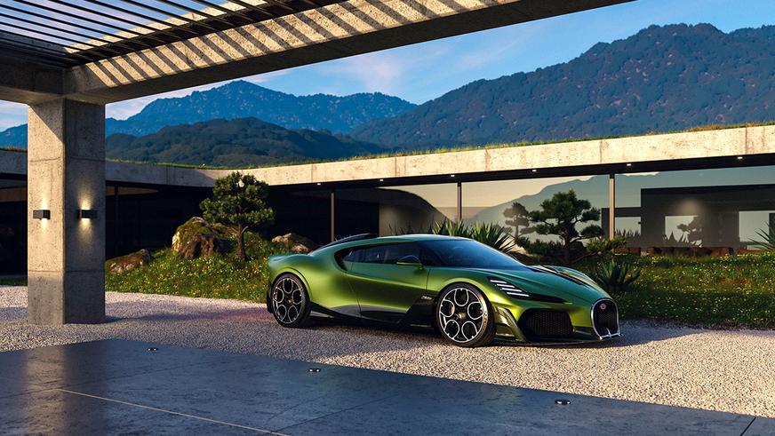 Представлен первый эксклюзивный Bugatti — 1600-сильный Brouillard