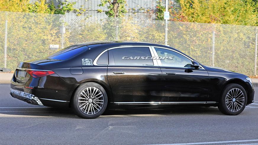 Новый Maybach S-класса снова замечен на тестах