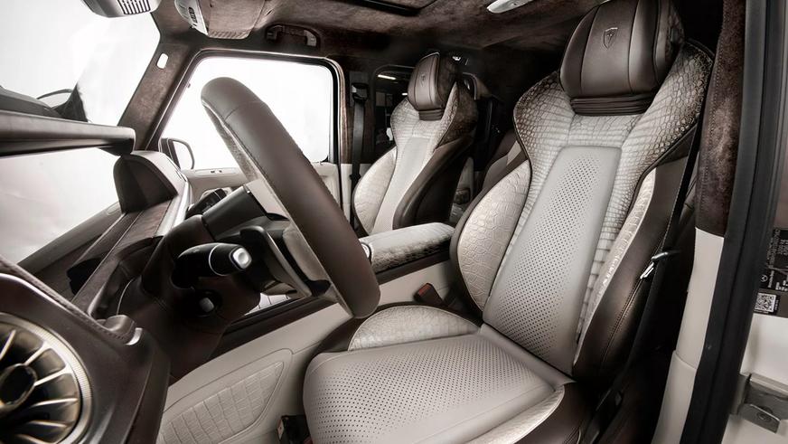 Сверхдорогой «Гелендваген» окрасили алмазной пылью