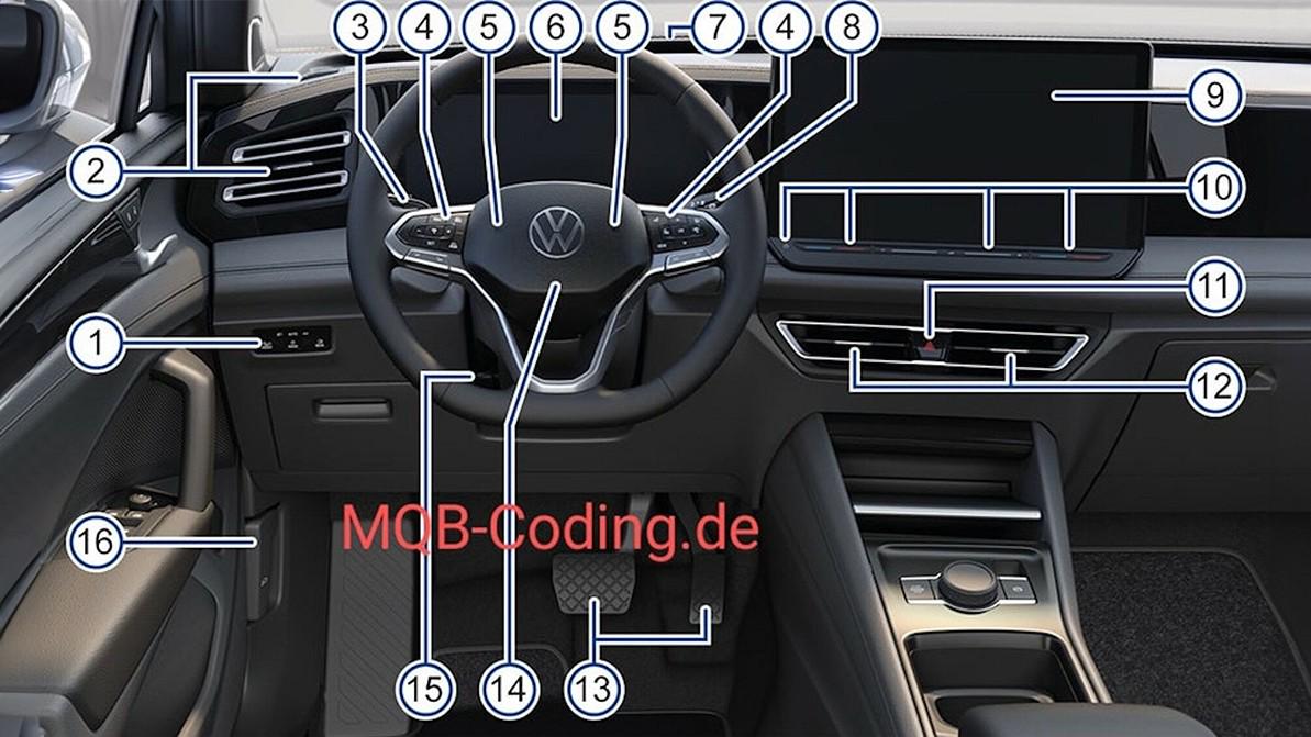 Рассекречен облик и интерьер нового Volkswagen Tiguan