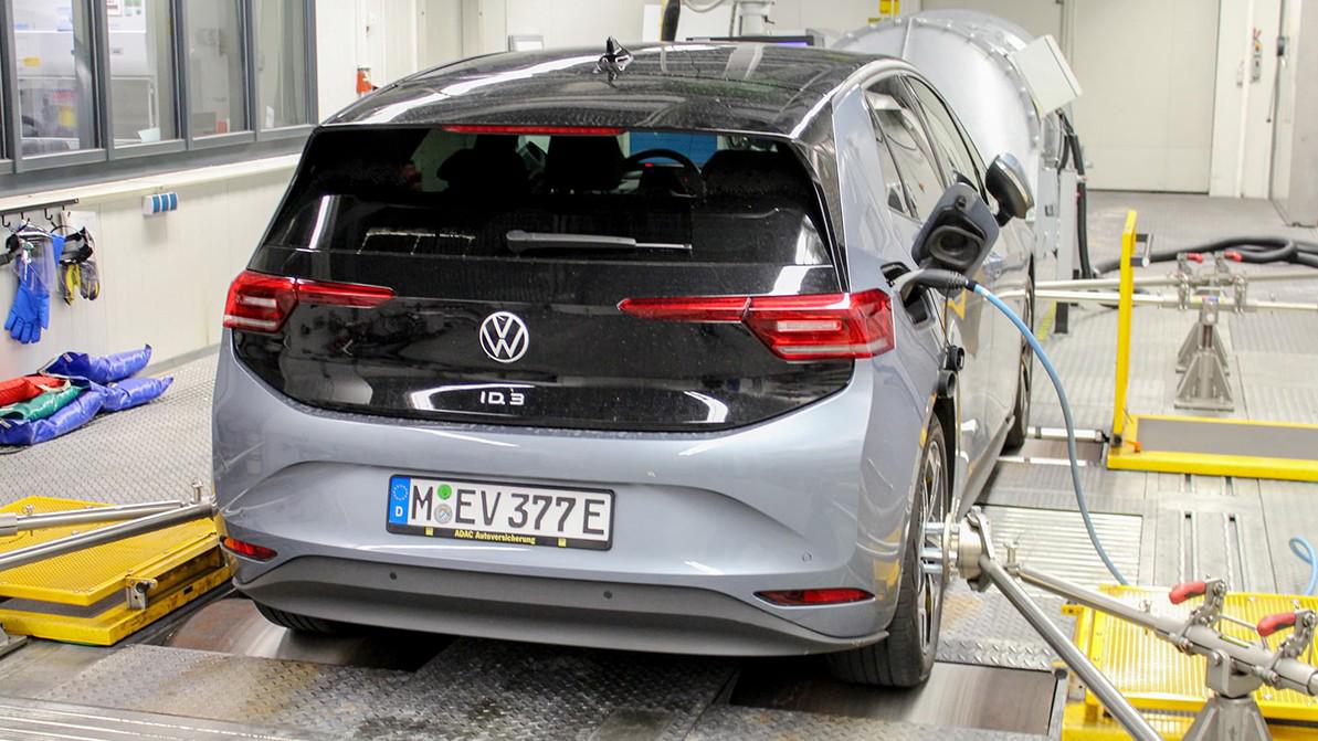 Немецкая ADAC провела ресурсный тест VW ID.3