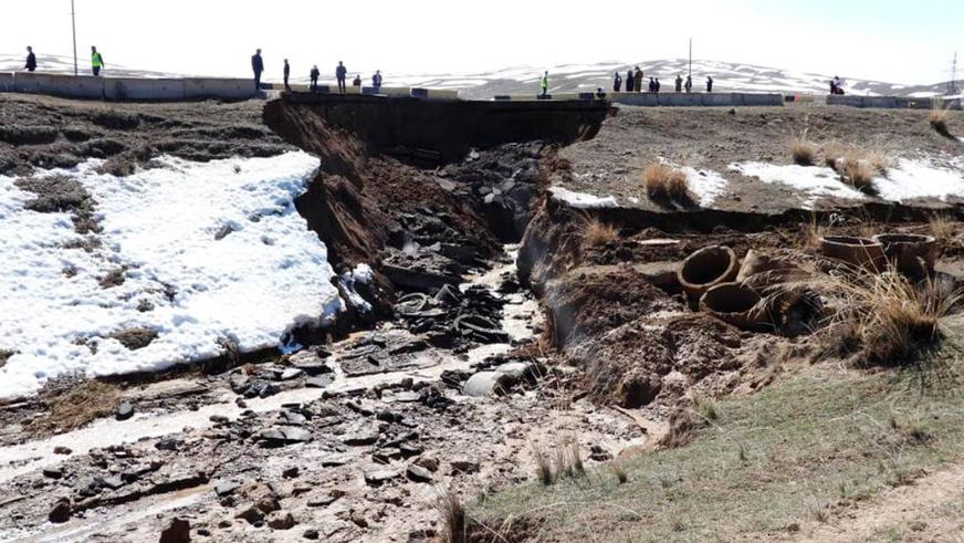 Трассу Кеген – Нарынкол размыло талыми водами