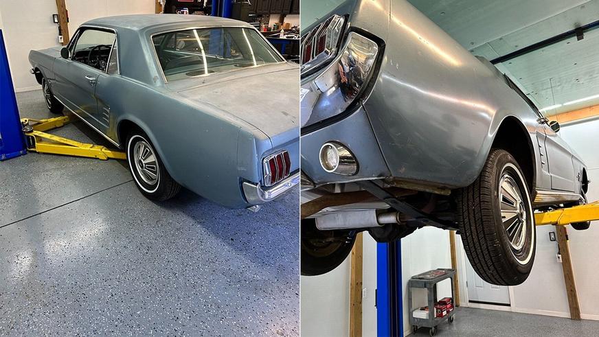 На торги выставили Ford Mustang, простоявший в гараже более 30 лет