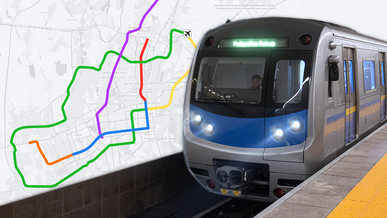 Метро свяжет все районы Алматы кольцевой линией