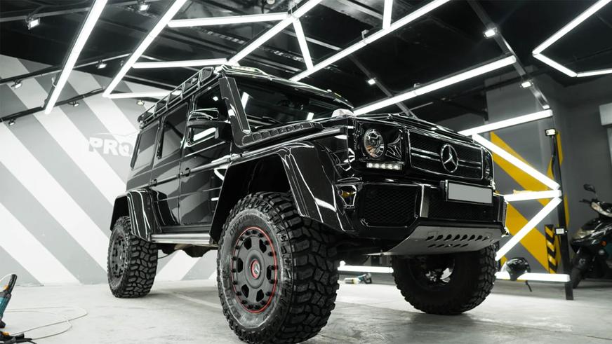 Найдено на Kolesa.kz: самодельный G500 4x42