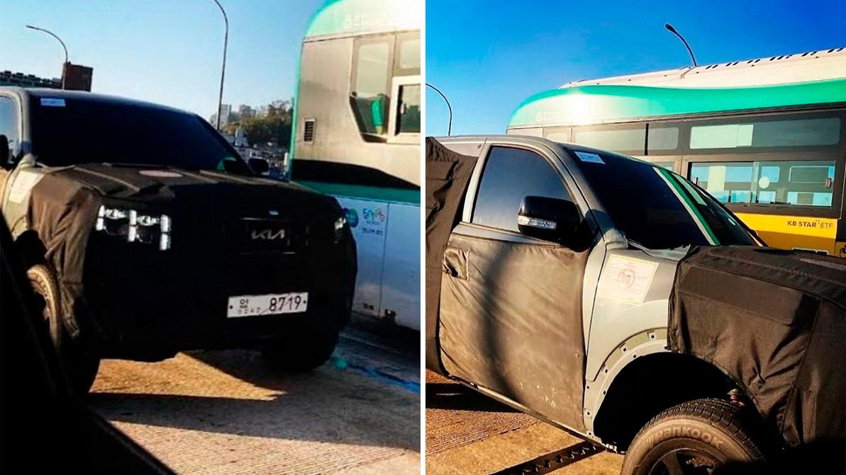 Kia тестирует пикап с «лицом» Mohave