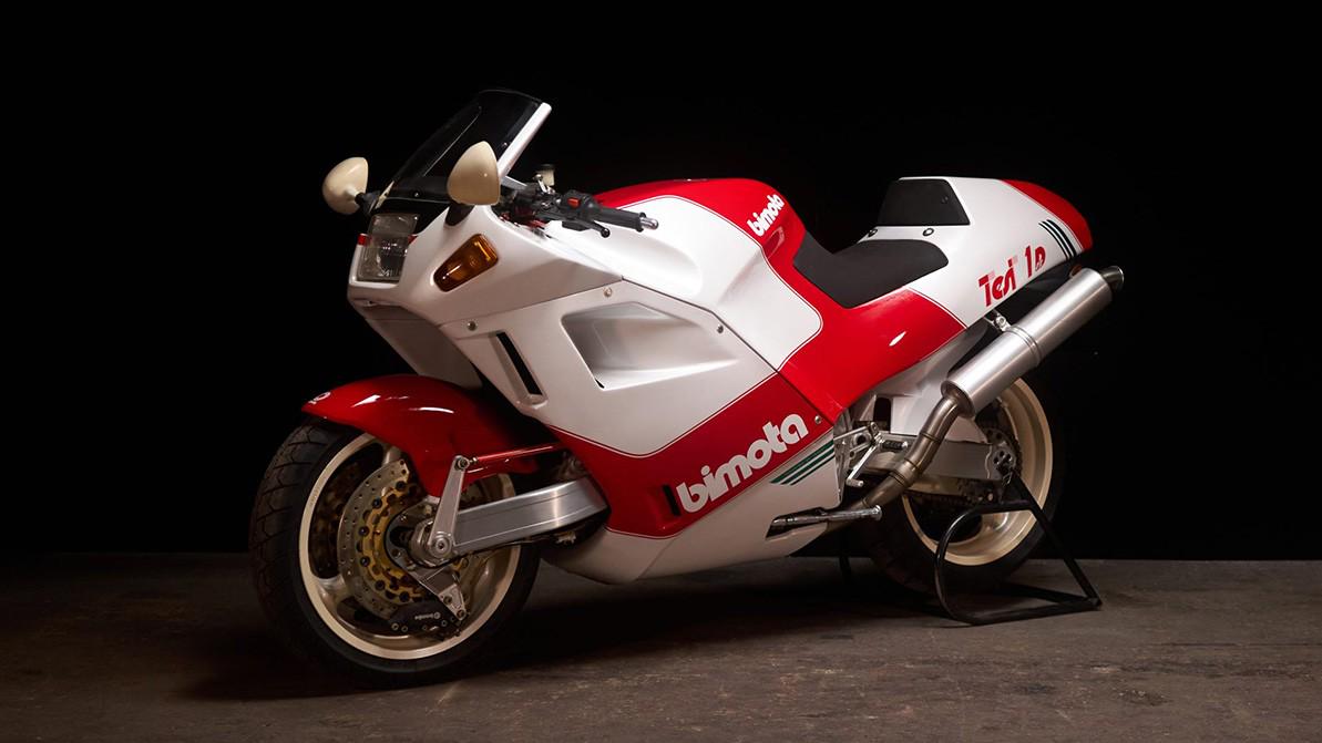 Абсолютно новый Bimota Tesi 1D 1991 года выпуска нашли в США