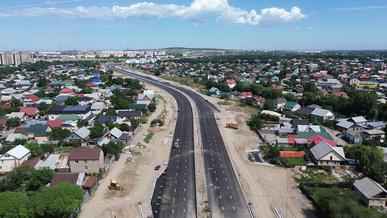Движение по пробитому отрезку улицы Саина открыли в Алматы
