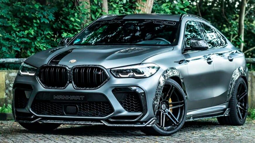 Ателье Manhart сделало BMW X6&nbsp;M на&nbsp;100&nbsp;сил мощнее и&nbsp;украсило карбоном